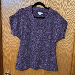 Coldwater Creek short Sleeve Sweater Top
